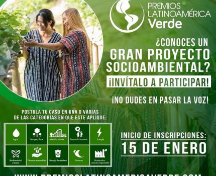 Premios Latinoamérica Verde: un año más, CEADS se suma como apoyo institucional