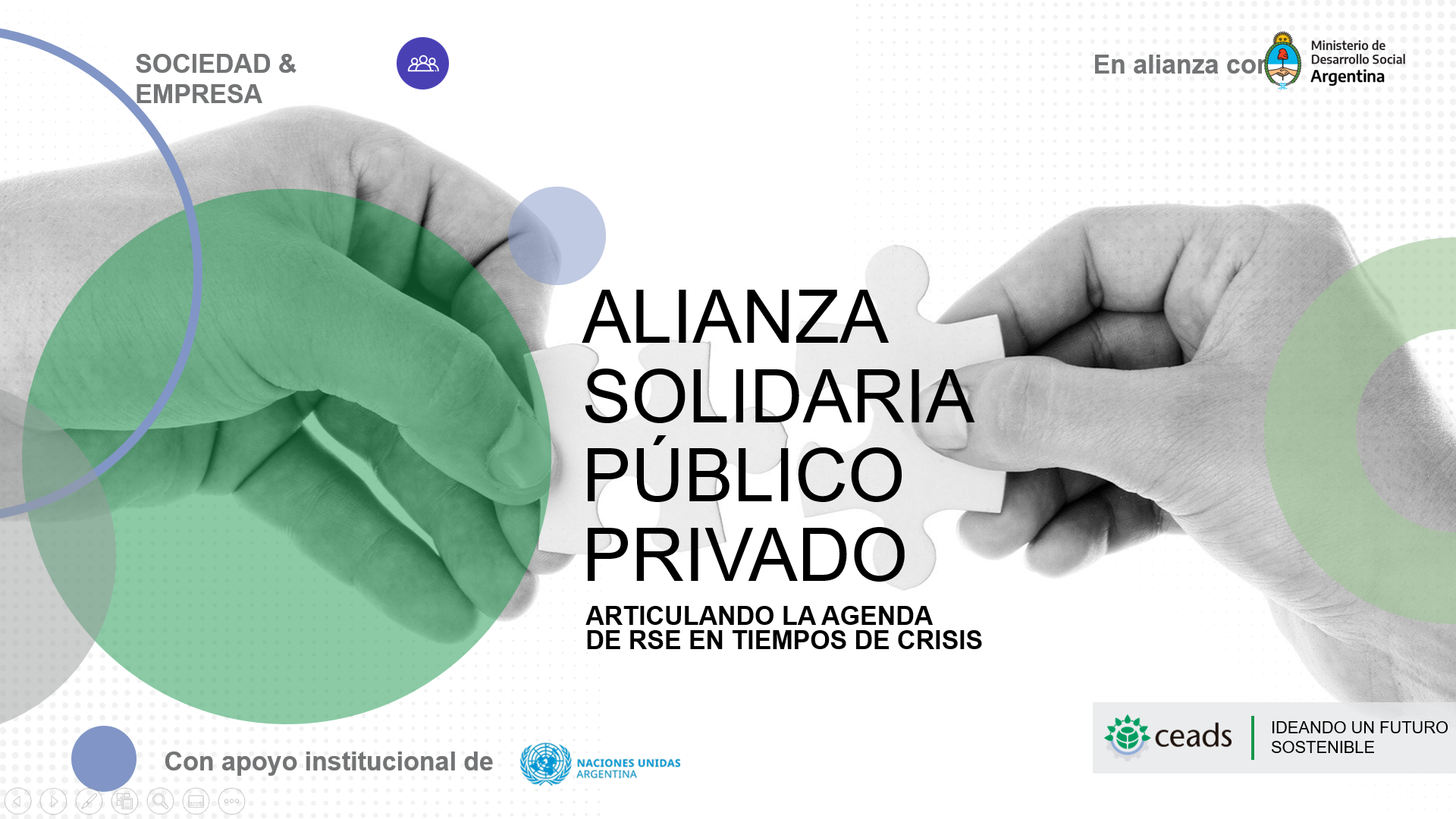 Alianza Solidaria Multisectorial junto a ONU y Ministerio de Desarrollo Social de la Nación