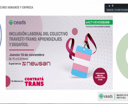 Inclusión laboral del colectivo travesti-trans: aprendizajes y desafíos. En alianza con Contratá Trans y Newsan